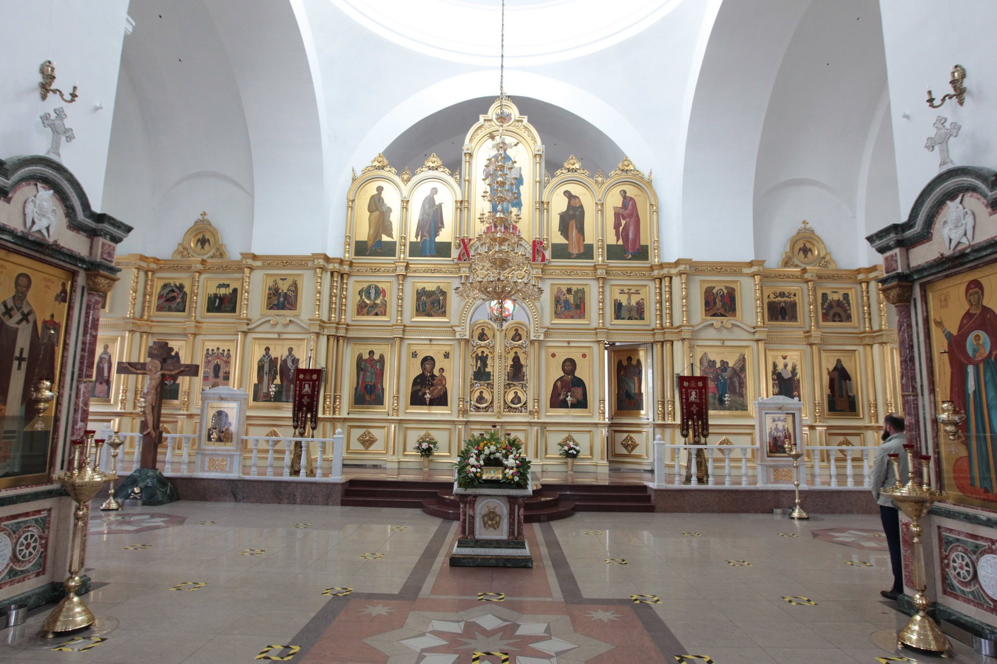 Как выглядел собор всех святых в Горненском монастыре до освящения